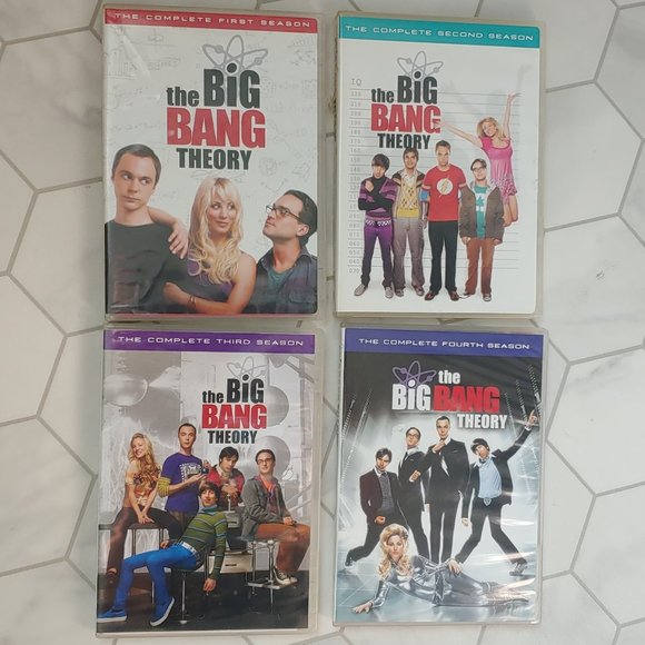 Big Bang Theory TV Series-Seasons 1-4. 13 DVD Set in Excellent Used Condition. - Picture 1 of 14